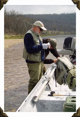 Ready for a day on the water.  White River, Arkansas